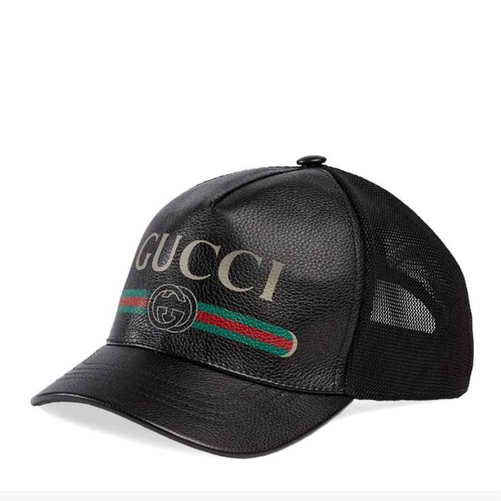 Gucci printed hat for men